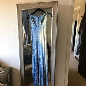 Tie dye maxi dress
